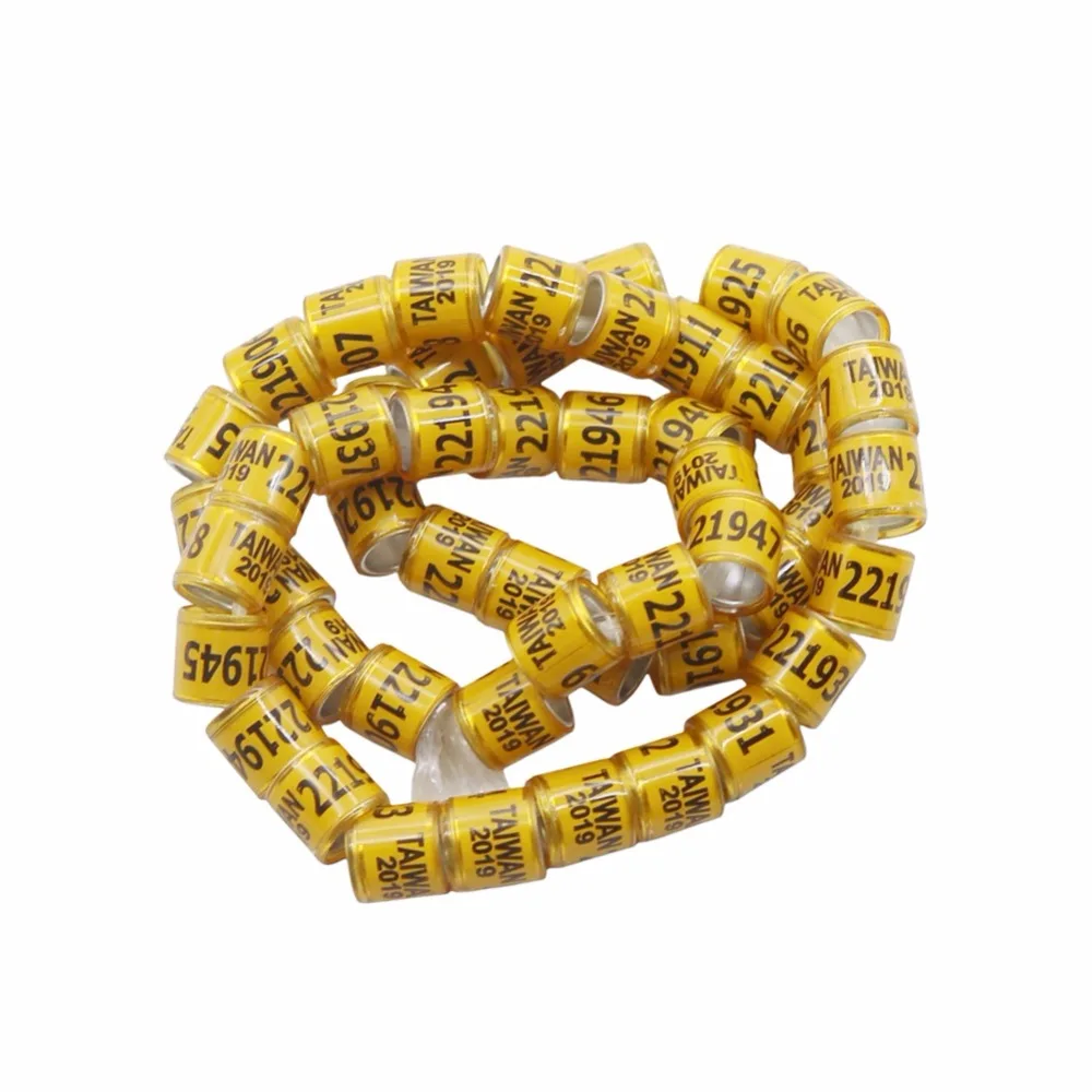 Buyer Custom Pigeon Foot Ring "Year + Country Code + Number" 10 Colors To Choose From Bird Foot Ring - Image 6