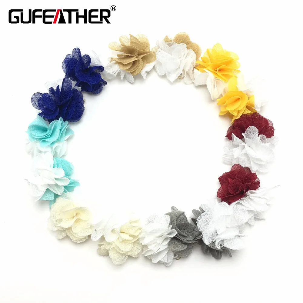 

GUFEATHER F44/3CM/flower/jewelry accessories/Jewelry decoration/diy/earrings findings/Flowers charm/Wedding decoration/10pcs