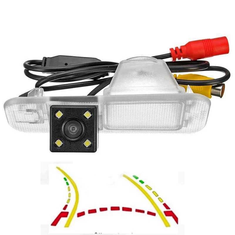 600L CCD Dynamic Trajectory Tracks Rear View Reverse font b Camera b font for KIA Rio