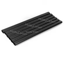 HCT076 wholesale price 6pcs 20x30x500mm 100% carbon fiber flat tube