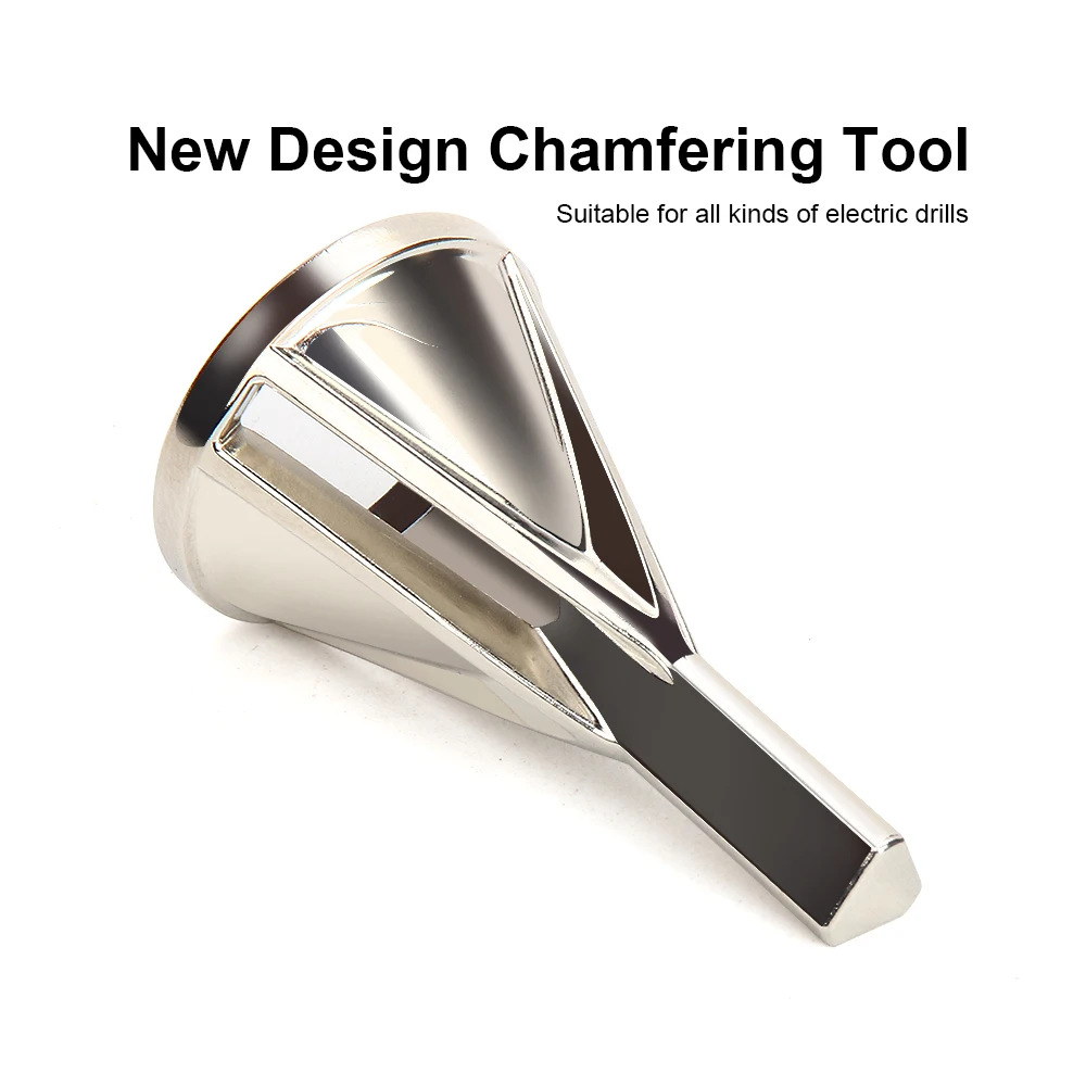JelBo High Hardness Remove Burr Chamfering Tool CR12MOV Silver Deburring External Chamfer Tool Drill Bit for Chuck Drills JelBo High Hardness Remove Burr Chamfering Tool CR12MOV Silver Deburring External Chamfer Tool Drill Bit for Chuck Drills