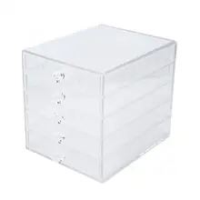 Пятислойная акриловая съемная коробка для хранения Прозрачная практичная выставочная витрина для украшений наборы и наборы