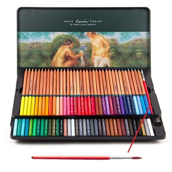 

100/72/48/36/24 Colors Oil Based Colored Pencils Color Professional Drawing Pencil Iron Box Coloring Pencils Art Supplies