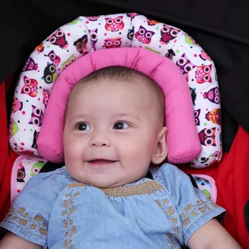 

BOLAFINIA Infant stroller head pillow safety pillow protects cervical head baby plush toy