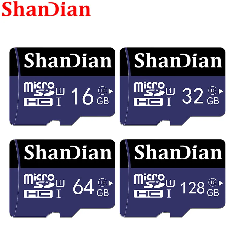 

SHANDIAN Genuine EVO Plus Microsd Memory Card 8GB 16GB 32GB 128GB 64GB Micro SD TF Flash Card