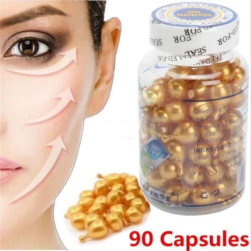 

90Pcs Vitamin E Extract Face Cream Anti Wrinkle Whitening Cream Anti Aging Moisturizing Essence Wrinkle Remove Face Care