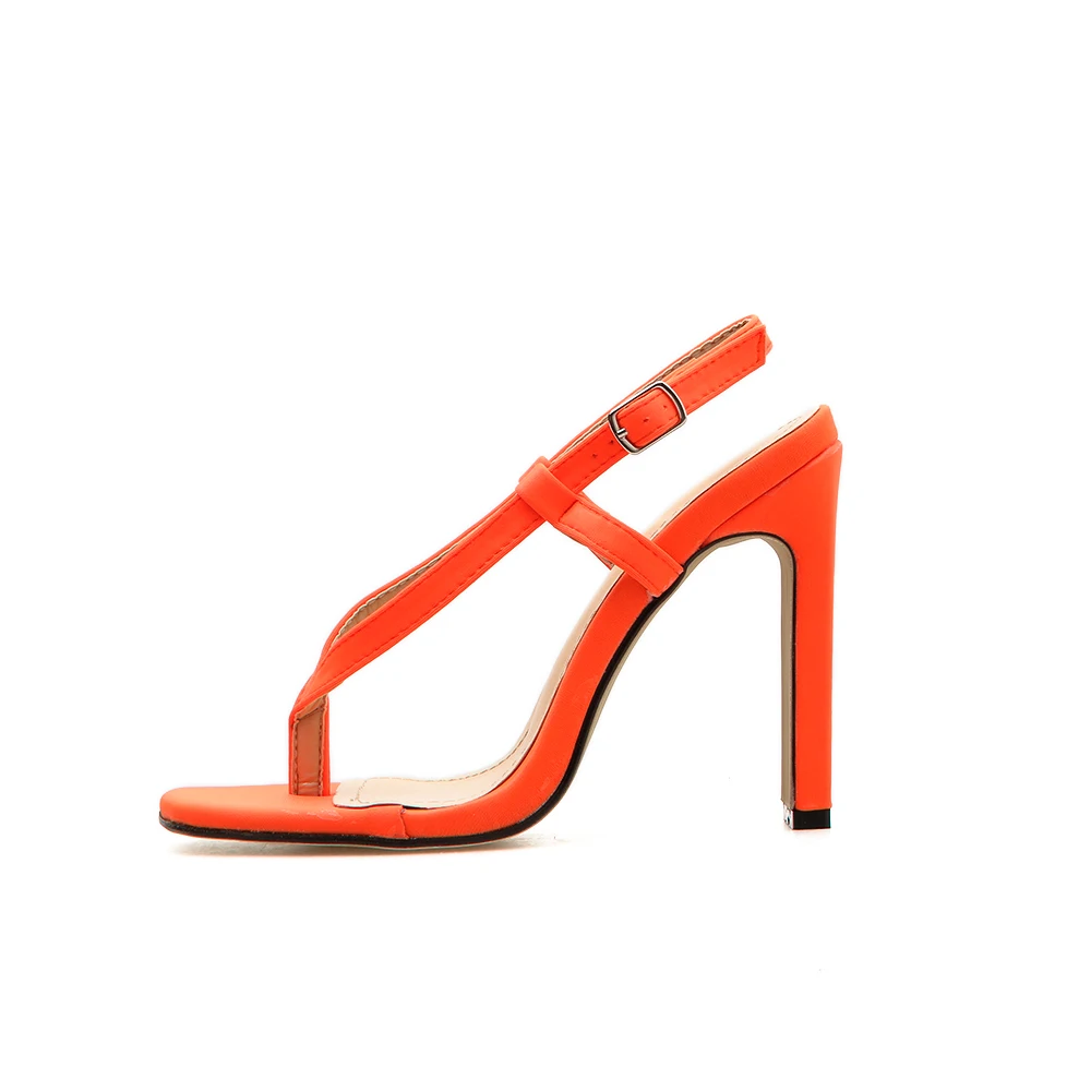 High Heel Sandals Thong Clip Toe 