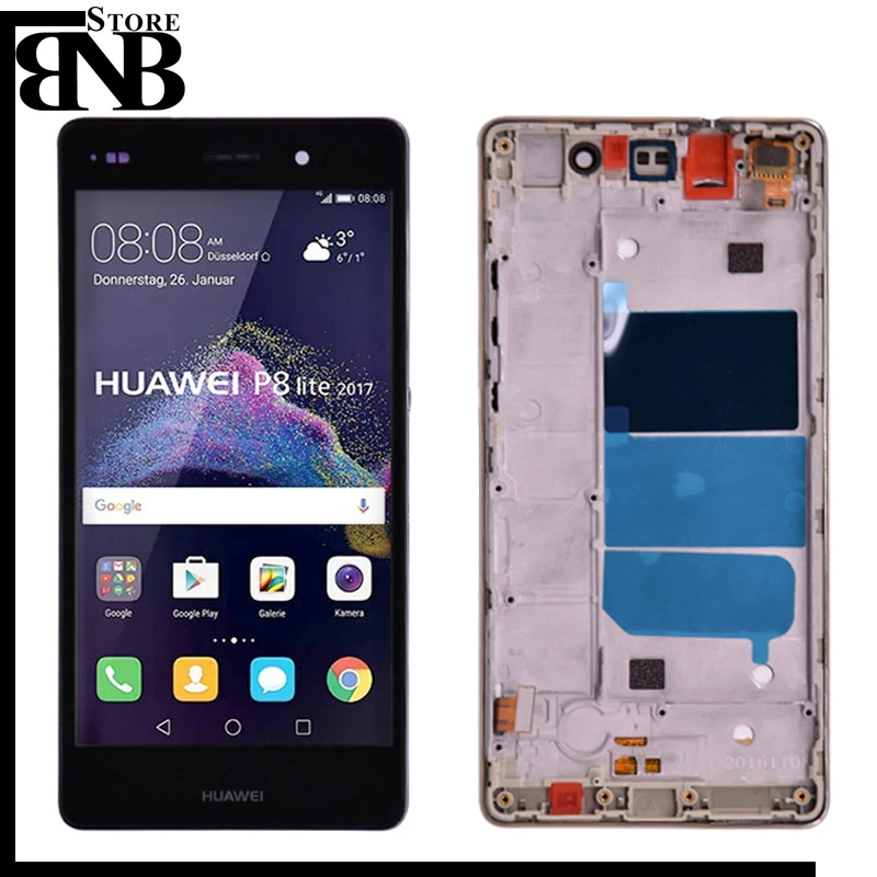 100% Original For Huawei P8 Lite ALE L21 LCD Display Touch Screen Digitizer Assembly With frame OR For P8 lite lcd without frame|huawei p8 lite lcd|p8 lite p8 lite display -