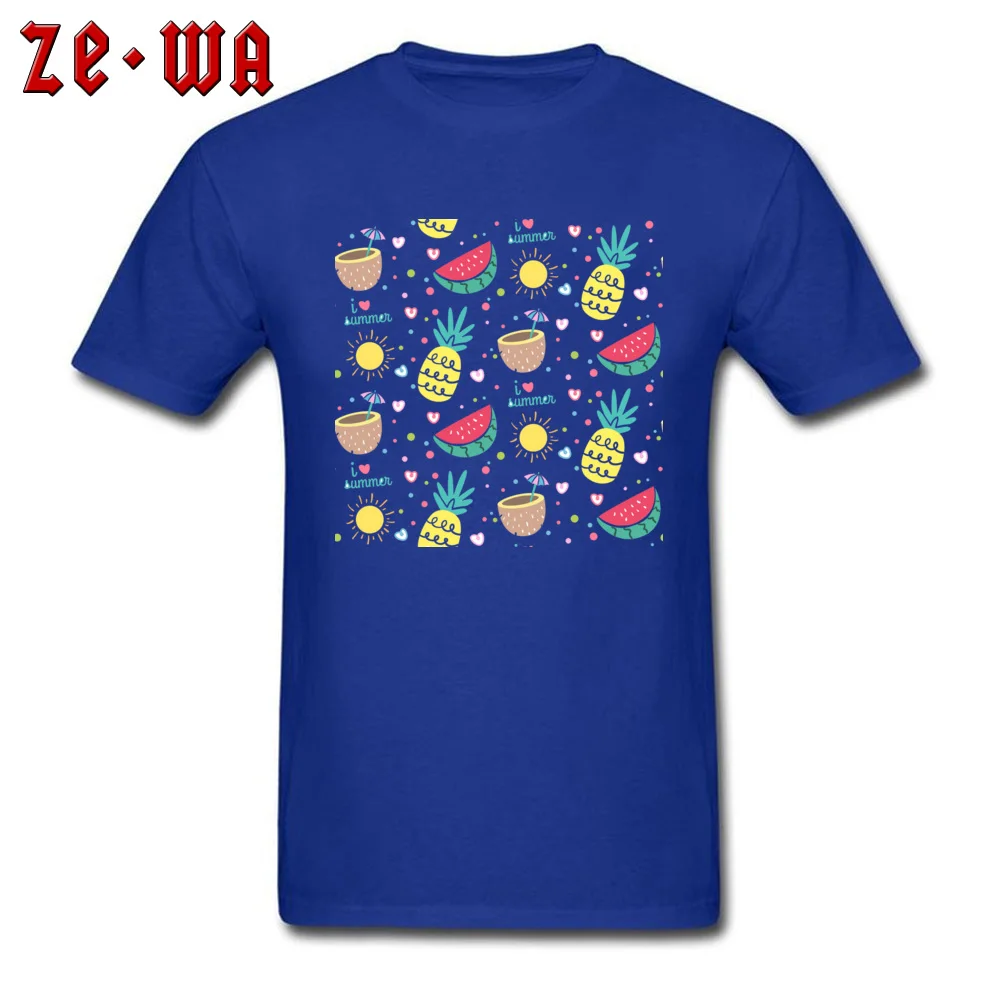 colorful summer 25488 T-Shirt for Students Birthday Autumn Tops & Tees Short Sleeve Brand New Tee-Shirt O-Neck Cotton Fabric colorful summer 25488 blue