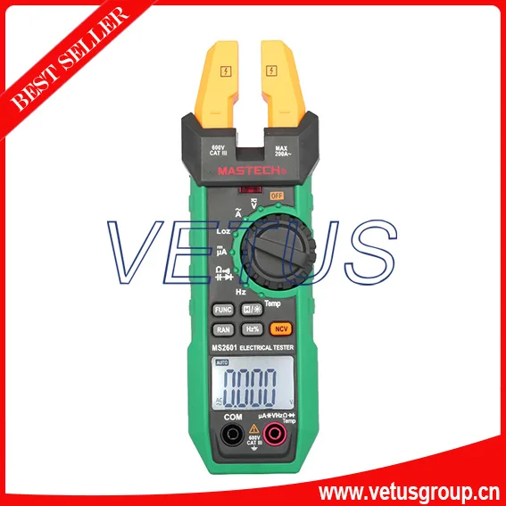 

MS2601 Digital AC/DC Fork Meter clamp meter with Frequency Duty Cycle Temperature tester