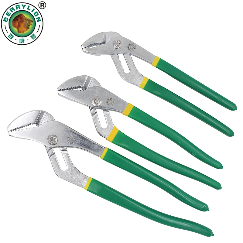 

BERRYLION 9''/10''/12'' Water Pump Pliers Multi-Grips Pipe Adjustable Wrench Plumbing Combination Plumber Hand Tools