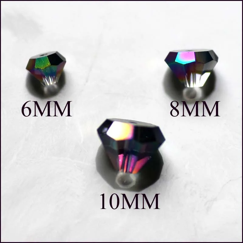 2020 новые модные бусины с зеленым покрытием из хрустального стекла|malachite