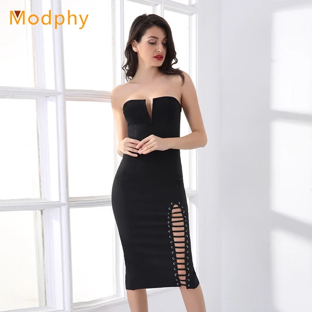 Busty Strapless Dresses