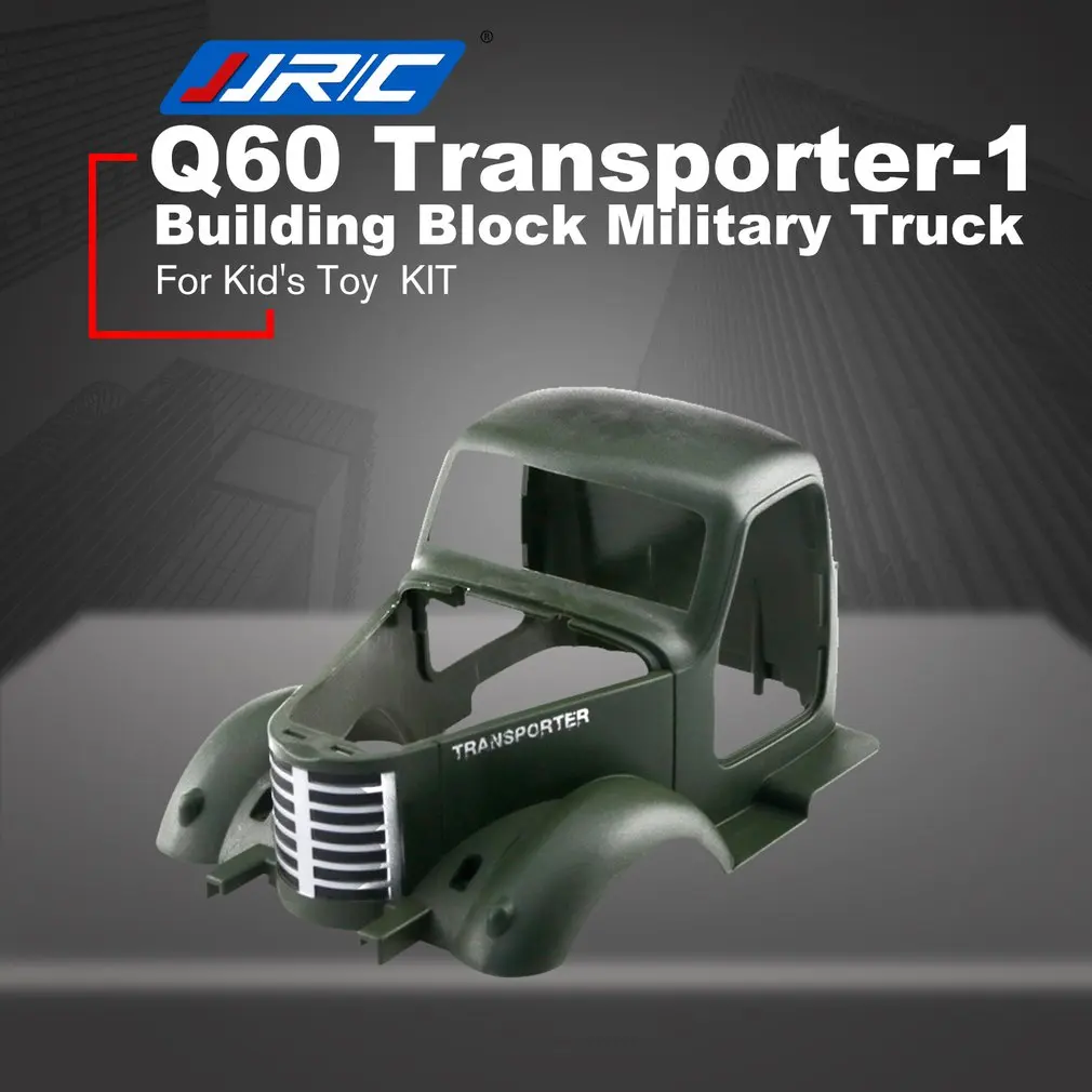 

JJR/C Q60 Transporter-1 Building Block Simulated Assembly Military Truck DIY RC Car Model KIT For Children Gift