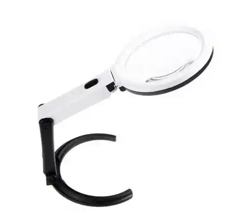 Portable 10 Led Light Magnifier Magnifying Glass With Light Lens