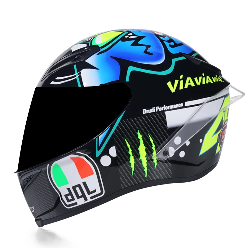 Мотоциклетный шлем с хвостовым крылом гоночный шлем объектив четыре сезона