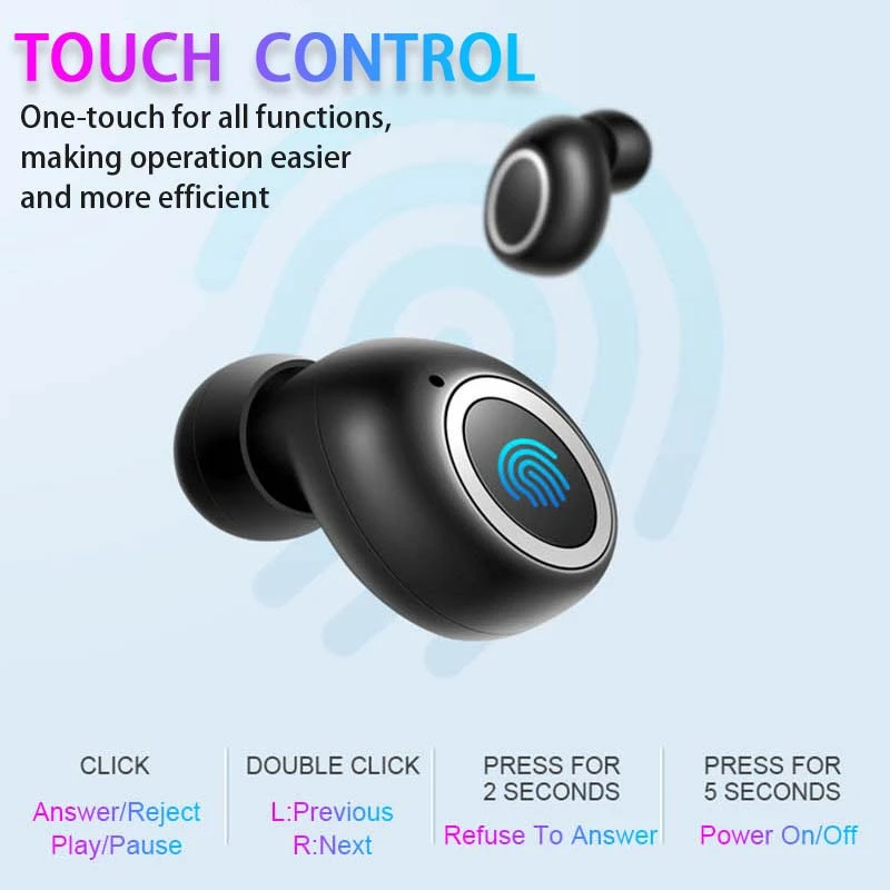 D015 Tws Bluetoothイヤホンワイヤレスゲーミングヘッドセット耳イヤフォンh1 W1チップappleのiphone Xiaomi Redmi I60 I30 I20 Bluetooth Earphones Headphones Aliexpress