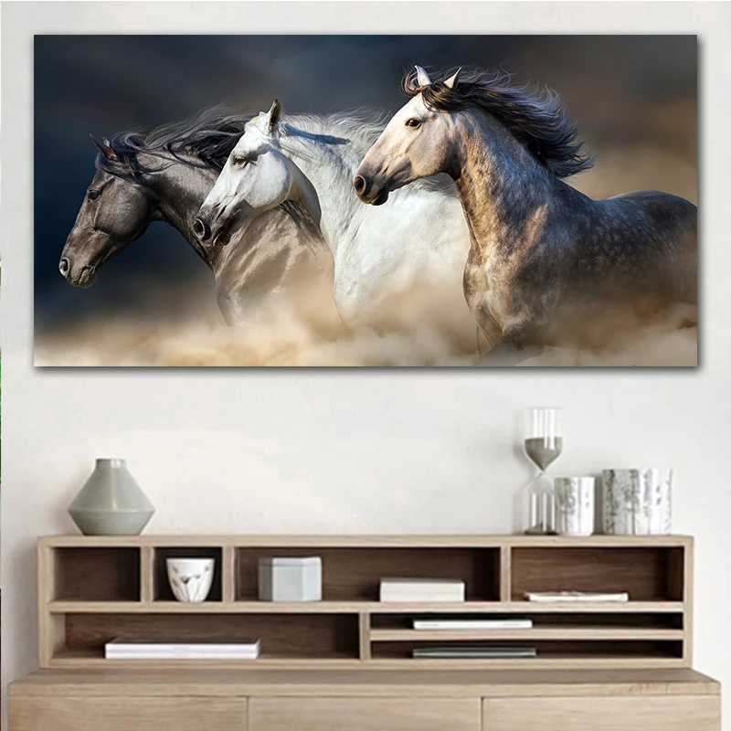 Wall Art Pictures Horse Canvas Running Animal Painting Living Room Poster Item Wall Art Pictures Horse Canvas Running Animal Painting Living Room Poster Item