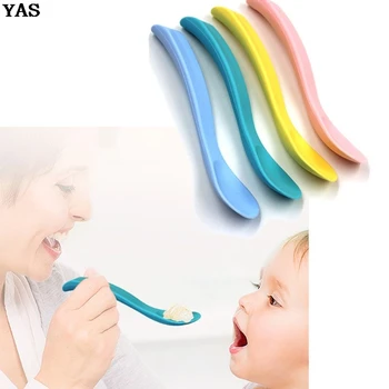 

Baby Soft Silicone Spoon Food Grade Baby Feeding Spoons Safety Tableware Infant Learning Spoons