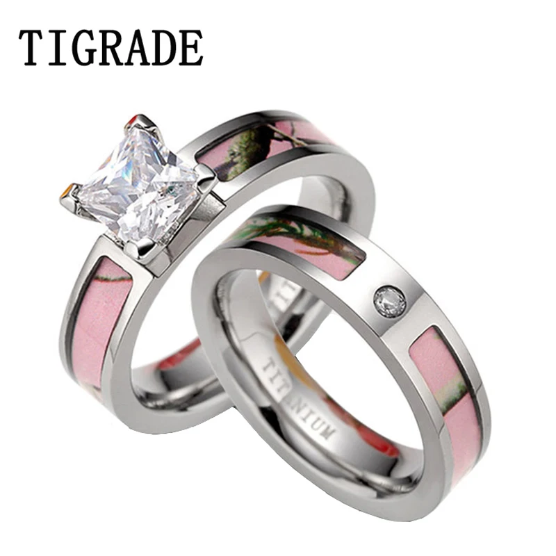 Camo Wedding Ring Sets And Get Free Shipping On Aliexpress