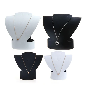 

Folding Velvet Jewelry Necklace Bust Earring Display Holder Stand Rack Show Case