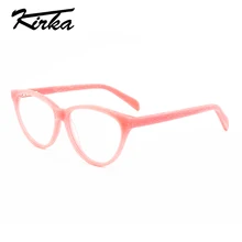 Кирка ацетатная оправа, очки для женщин, оправа для очков, для молодых женщин, оптическая, брендовая, дизайнерская, близорукость, прозрачные очки, оправа, стильная