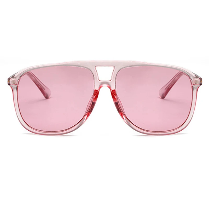 ALOZ MICC новые мужские большие солнцезащитные очки женские яркие цвета модные солнцезащитные очки из ацетата Женские винтажные очки Q81 - Цвет линз: C3-Pink