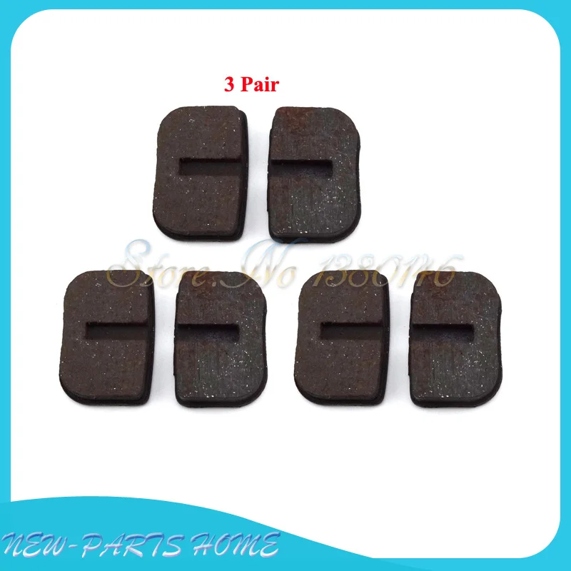 3 Pair Brake Disc Caliper Pads Shoes For 47cc 49cc Gas Mini Moto ATV Quad Go Kart Scooter Dirt Kids Pocket Bike | Автомобили и