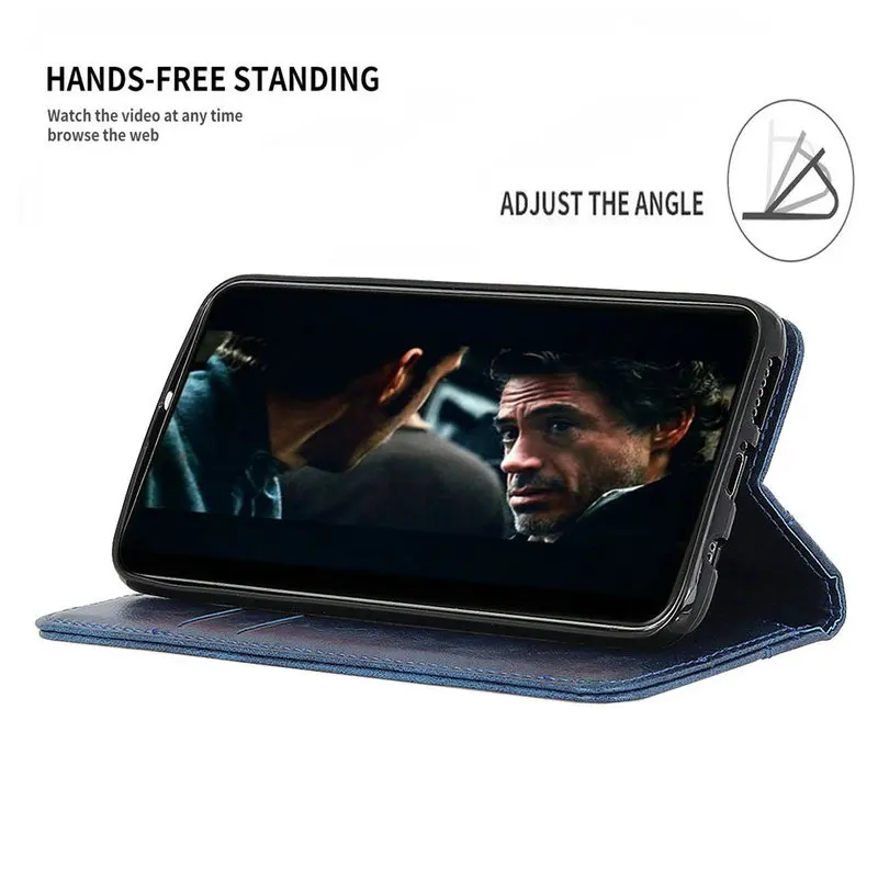 For Coque Samsung A60 Case Luxury Magnetic Flip Fundas Samsung Galaxy A60 Case 360 Protect for Samsung A 60 Leather Cover Wallet