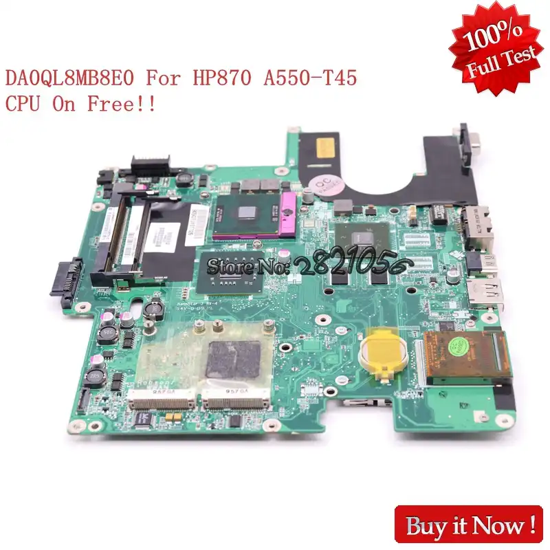 Материнская плата Nokotion DA0QL8MB8E0 для ноутбука Hasee HP870 материнская s478 PM45 512 Мб видео DDR2