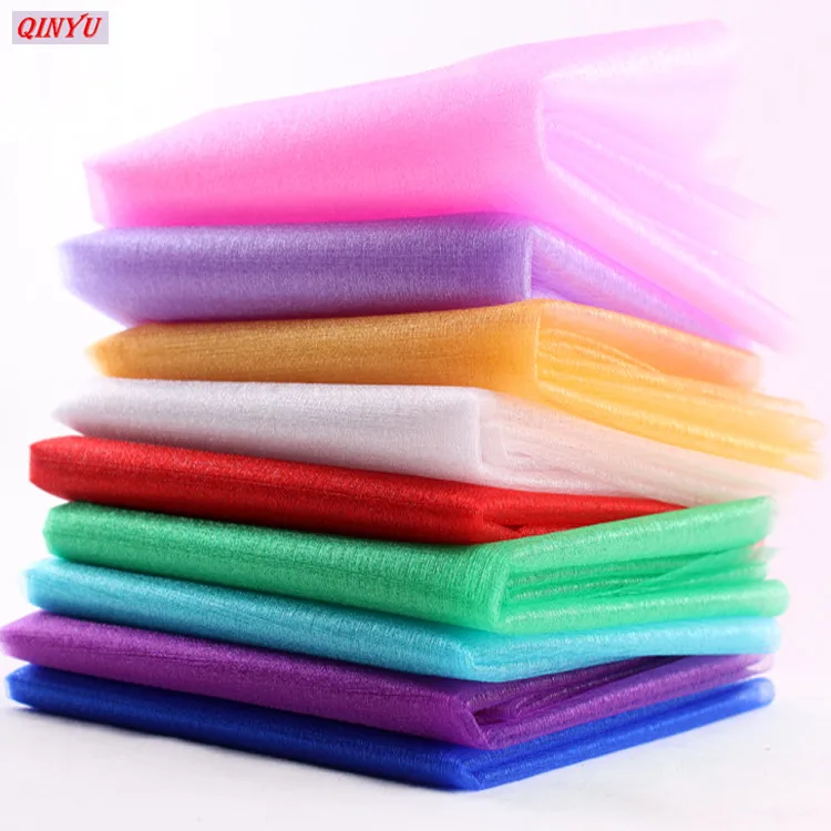 Tulle Roll 48CM5M Snow yarn Organza Roll Spool Tutu Soft Wedding Decoration Birthday Party Kids Favors Baby Shower 5ZSH015 (11)