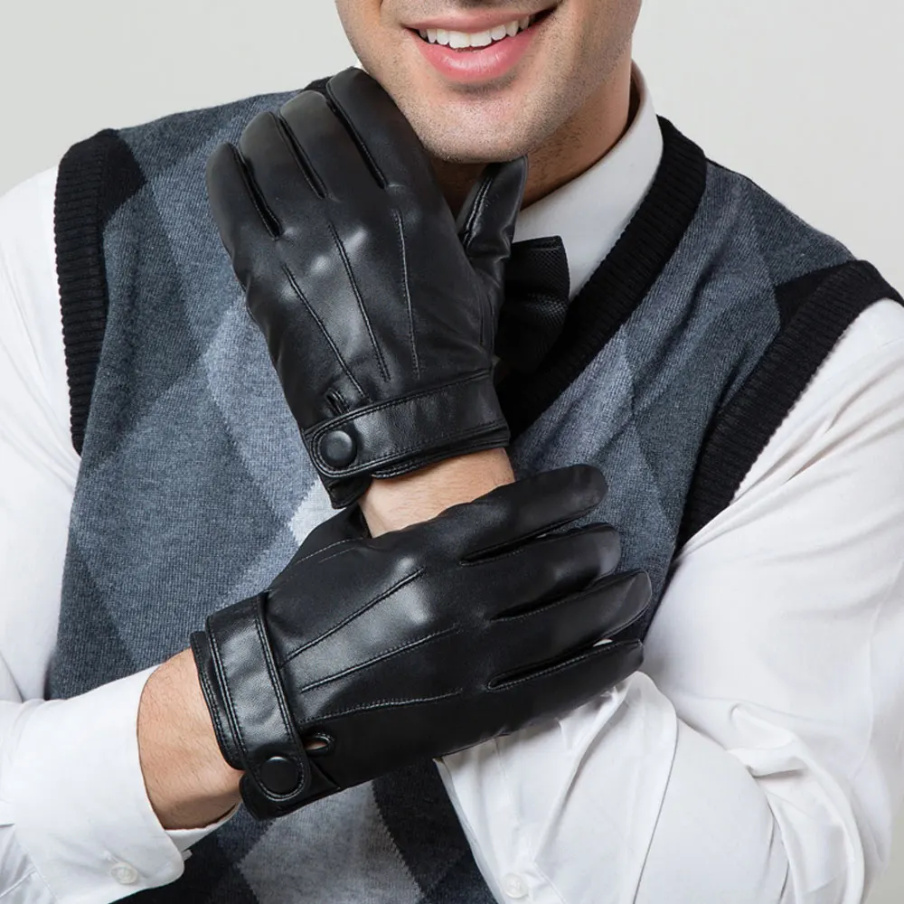 1 Pair Goat Man Skiing Running Gloves Ultra Velvet Ultra Thick Gloves Winter Running Accessories