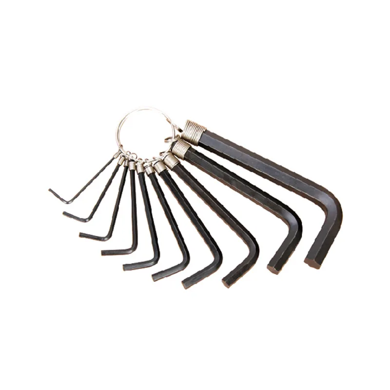 10 Pcs/set 1.5 10mm Durable Reinforced Toughen Allen Wrench Set Multi