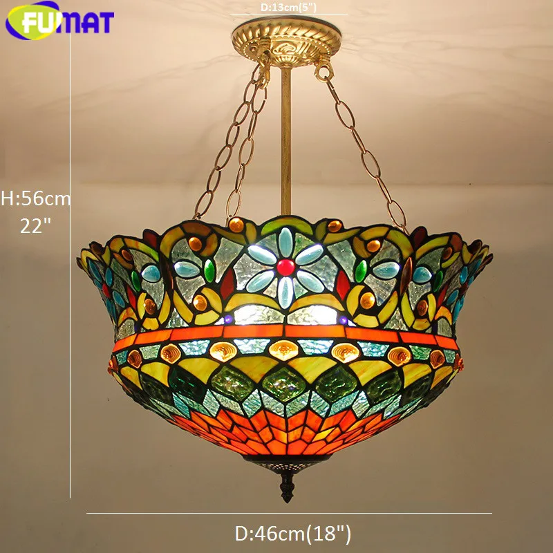 Stained Glass Pendant Light3