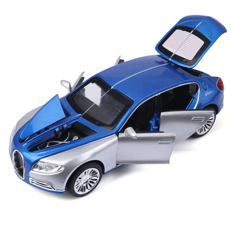 1/32 металлическая модель автомобиля Bugatti Galibier 7 открытыми дверями (TY8917B) L = 14 5 см