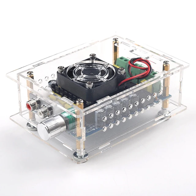 Best Price TDA7498 2x100W Car Digital Power Amplifier Board Class D Dual Audio Case Best Price TDA7498 2x100W Car Digital Power Amplifier Board Class D Dual Audio Case