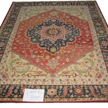 Один экспорт турецкие ковры ручной работы OUSHAK Ozarks ковер из чистой шерстяной x11-6 8x10gc158zieyg14