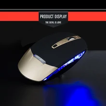 Компьютерные периферийные устройства USB 2,4 ГГц Беспроводная игровая мышка 1600 dpi Профессиональный геймер для ПК и ноутбука ультратонкая Bluetooth мышь