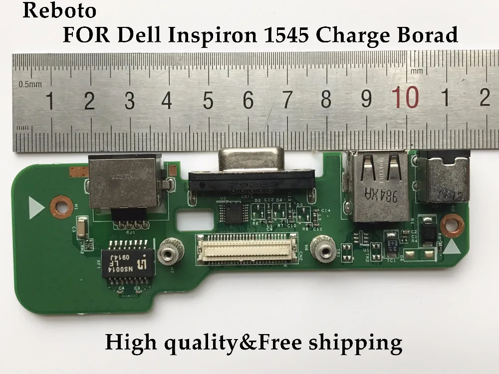 

Original High quality 48.4AQ03.021 FOR Dell Inspiron 1545 charger board DC jack board LAN board VGA board