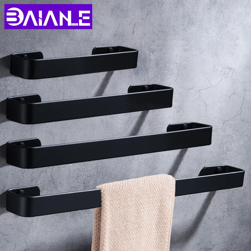 Wall Mounted Space Aluminium Anodizing Rustless Towel Rail Holder Rack Shelf Bar Wall Mounted Space Aluminium Anodizing Rustless Towel Rail Holder Rack Shelf Bar