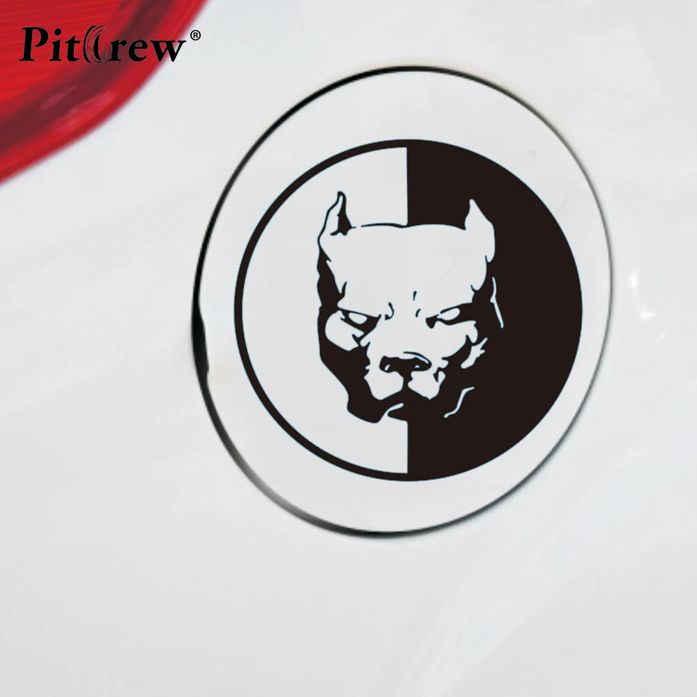 

2018 1PC 13.7*13.7CM Pit Bull Ferocious Animal StickersCar Styling Anime Motorcycle Car Stickers And Decals Exterior Accessories
