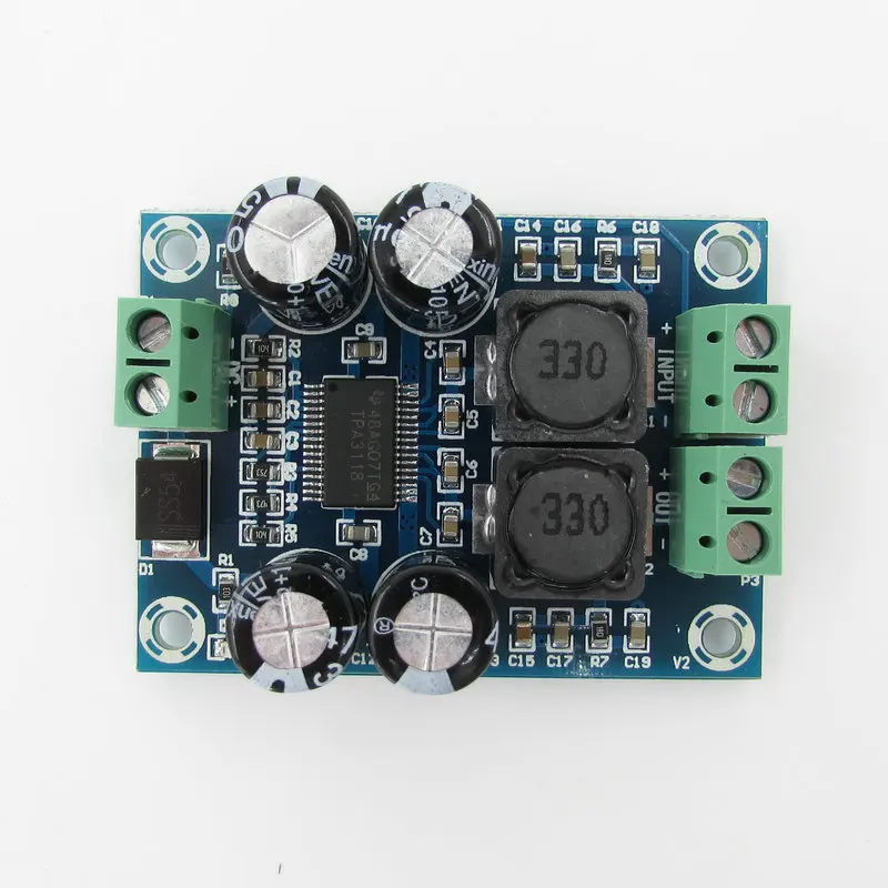 

XH-M311 mini board,TPA3118 audio digital amplifier board,audio amplifier module,mono channel power 60W