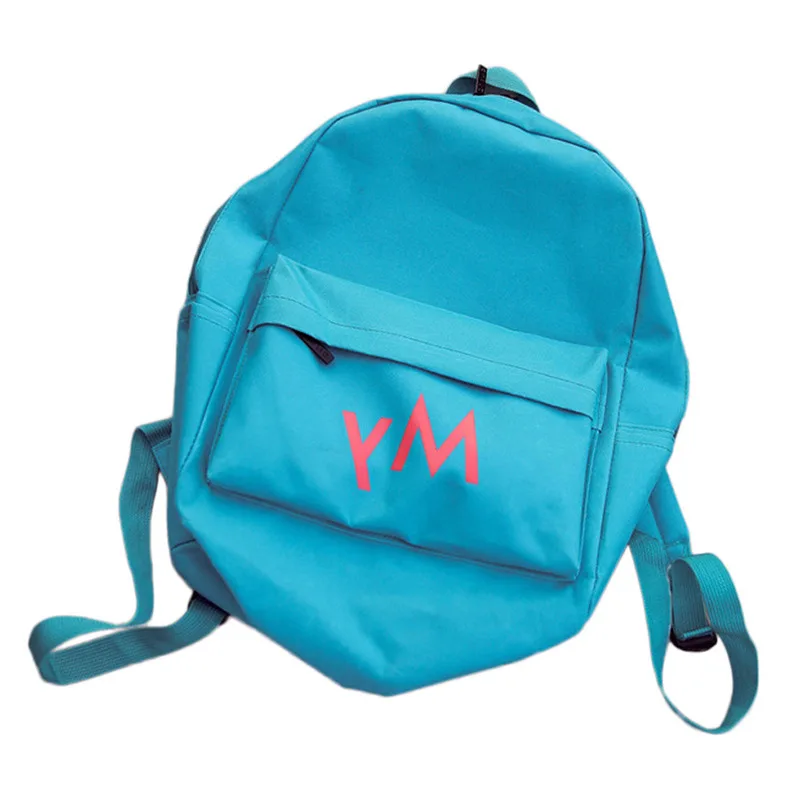 Bag Accessory 2018 Canvas Letter Shoulder Bag School Student Bag Female Travel Backpack Dropship