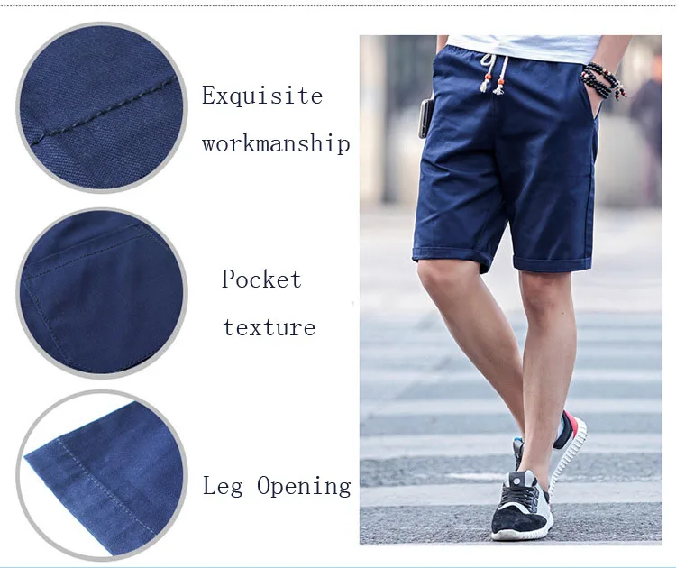 bermuda masculino men short mens shorts  cotton 13