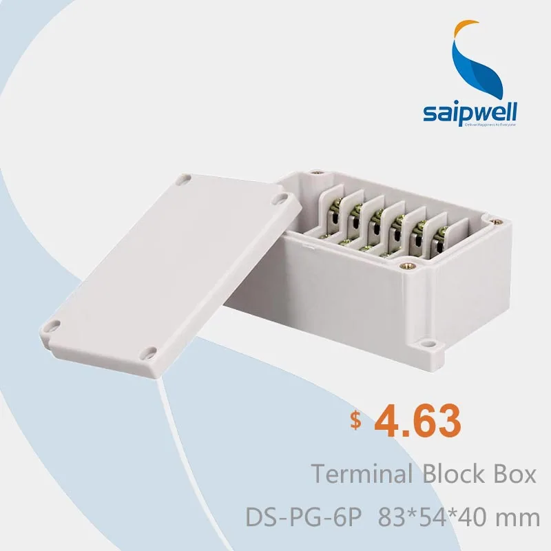 83*54*40mm High Quality ABS Terminal Block Box within 6 Copper