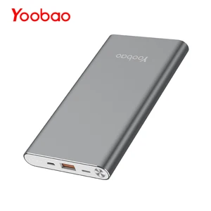Yoobao A1 повербанк 10000mAh Ультратоникий внешний аккумулятор с 2A выходом внешная батарея для телефонов универсальный повер банк для iPhone Xiaomi Samsung и Huawei - изображение
