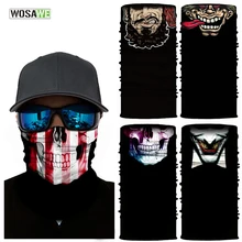 WOSAWE велосипедная маска для лица шарф на голову грелка для шеи полумаска Лыжная Балаклава головная повязка велосипедная Ветрозащитная маска аксессуары велосипедная маска для лица