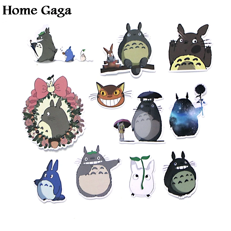 Homegaga 50 шт. Tonari no Totoro ПВХ водонепроницаемый мультфильм для скрапбукинга альбом багаж скейтборд телефон настенная гитарная наклейка D1386