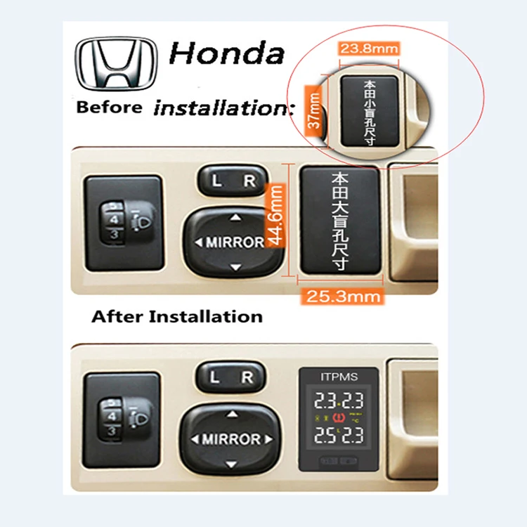 TPMS for Honda Car Type Pressure Monitor System