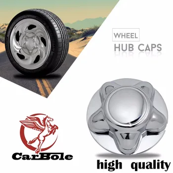

CARBOLE Deluxe Chrome Wheel Hub Cap Center Cap With 7 inch Cap Fits 97-03 F150 & Expedition Auto Car wheel cover caps on wheels